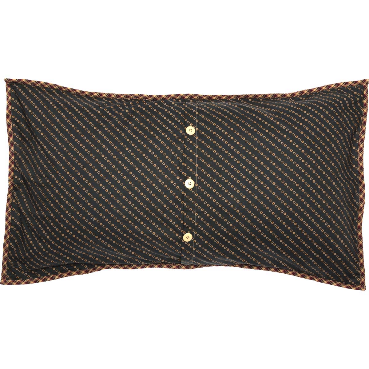 Patriotic Patch King Sham 21x37, Set of 2