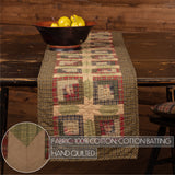 Tea Cabin Moss Green 13x72 Table Runner & 6 pc 12x18 Placemat Set