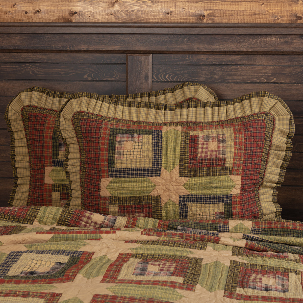 Tea Cabin Standard Sham 21x27, Set of 2