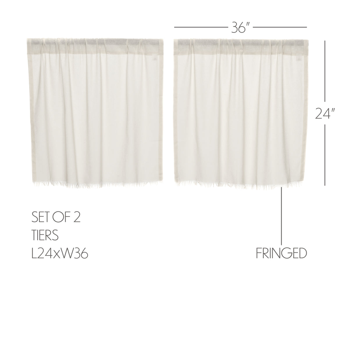 Tobacco Cloth Curtain Set