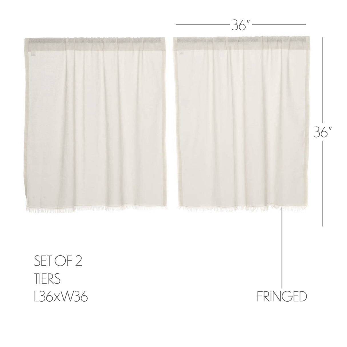Tobacco Cloth Curtain Set