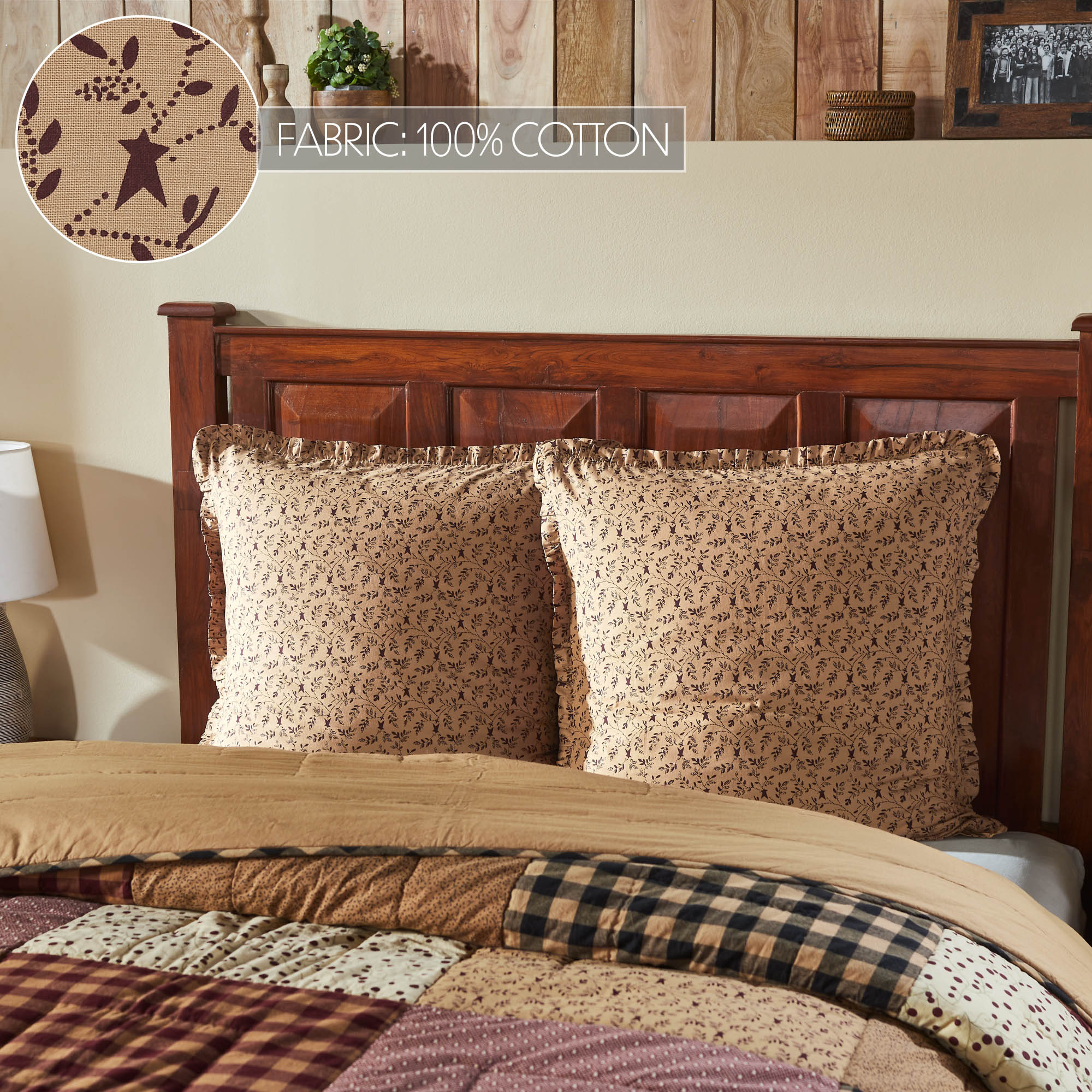 VHC Brands Pip Vinestar Euro Sham - Thumbnail 4