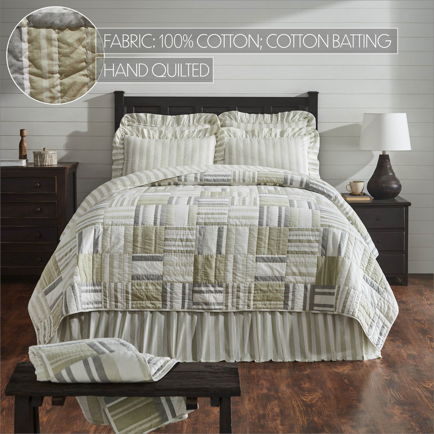 Finders Keepers California/Luxury King Quilt 124Wx115L