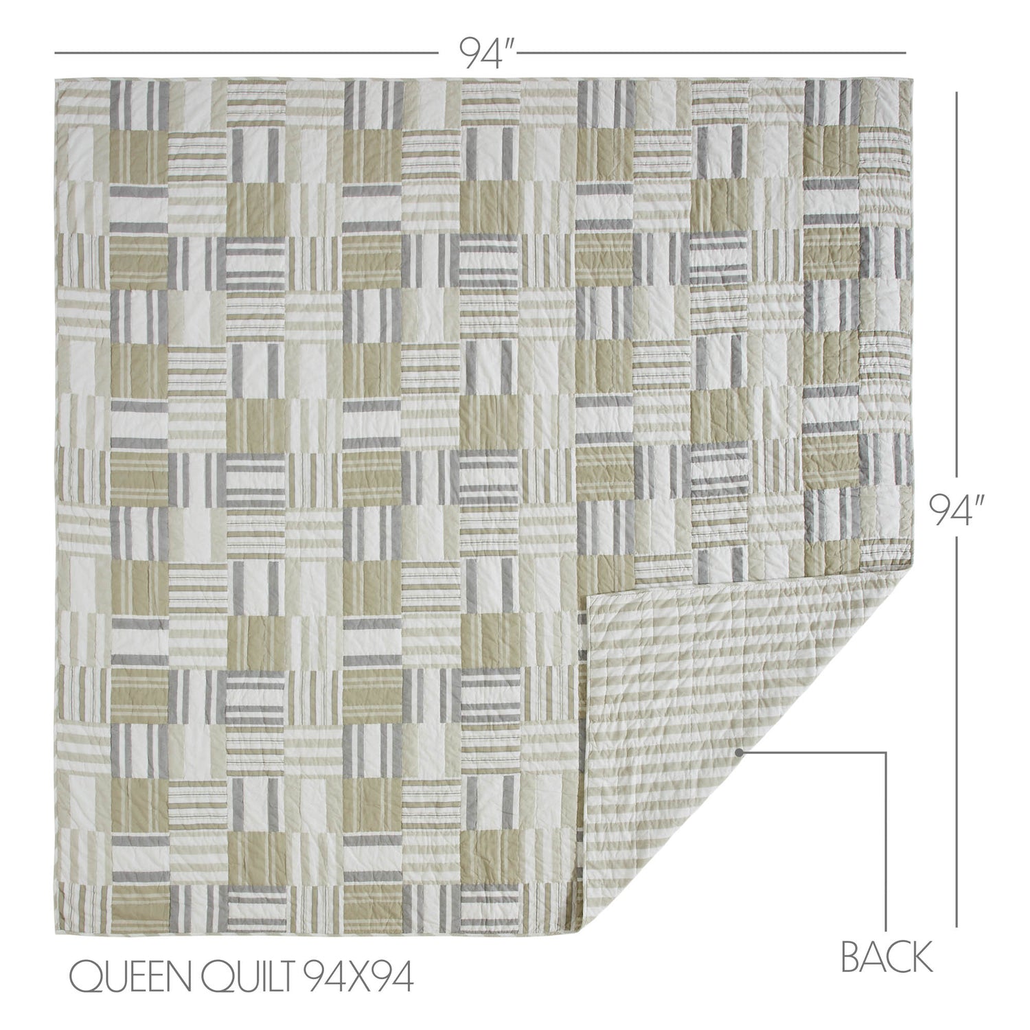 Finders Keepers Queen Quilt 94Wx94L