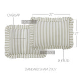 Finders Keepers Ruffled Standard Sham 21x27
