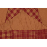 Ninepatch Star Quilted Throw 50x60