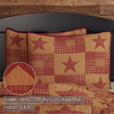 Ninepatch Star Standard Sham 21x27, Set of 2