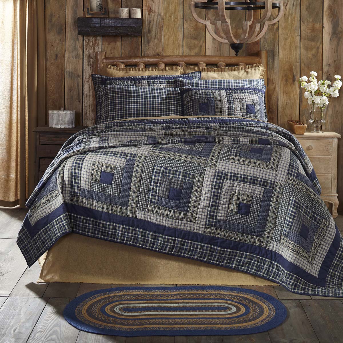 Columbus Queen Quilt 90Wx90L