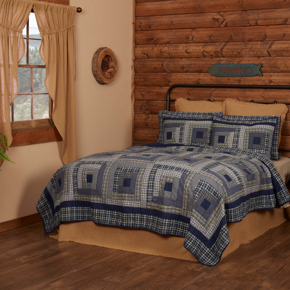 Columbus Queen Quilt 90Wx90L