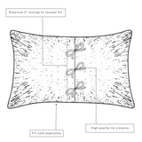 Columbus King Sham 21x37