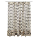 Elysee Ruffled Shower Curtain 72x72