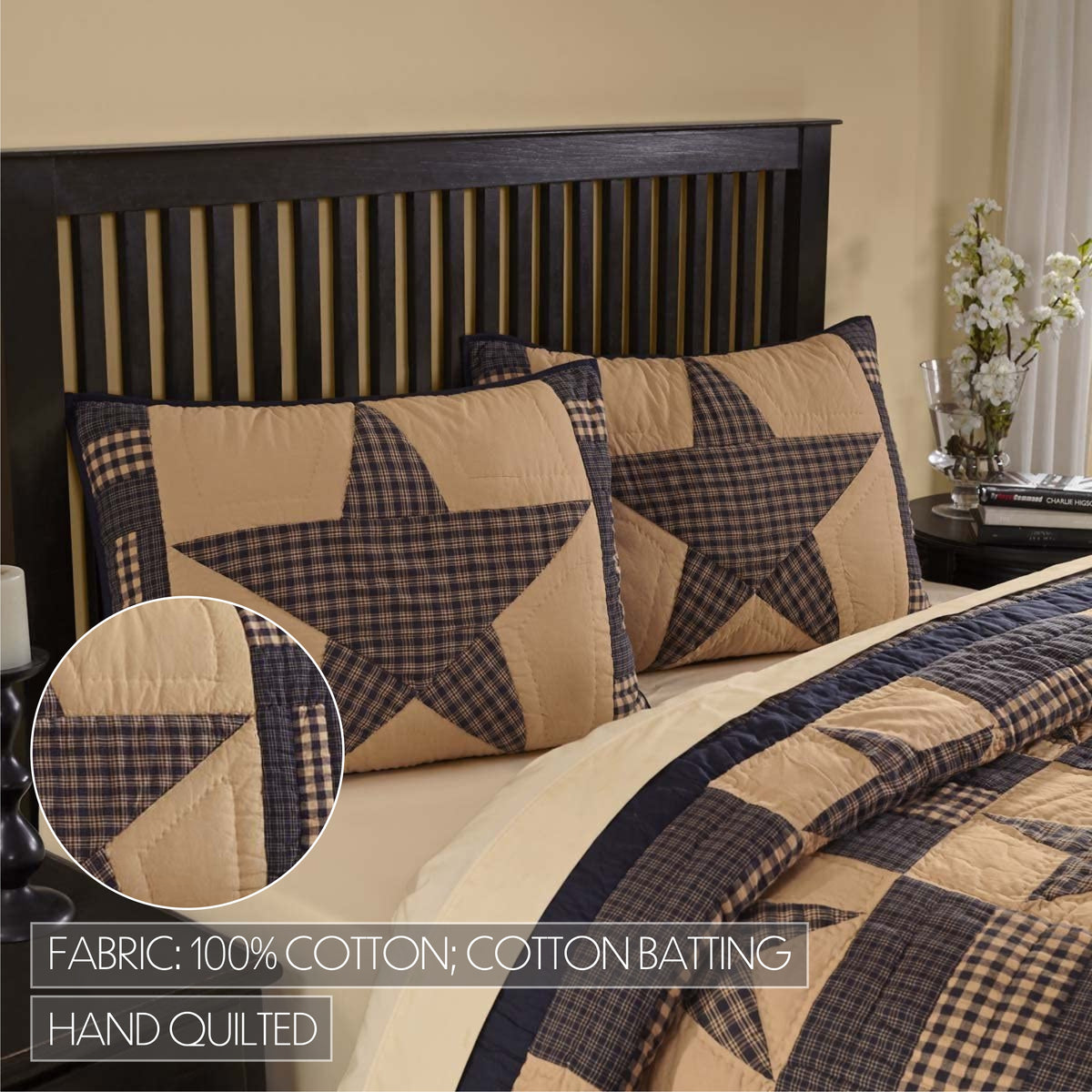 Teton Star Standard Sham 21x27, Set of 2