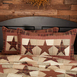 Abilene Star King Sham 21x37, Set of 2