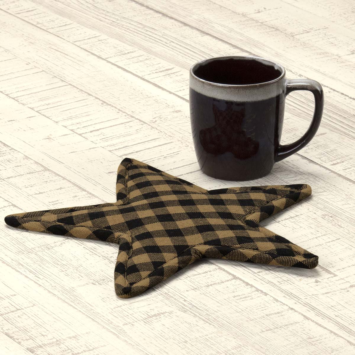 Black Star Trivet Star Shape 10, Set of 3