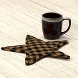 Black Star Trivet Star Shape 10, Set of 3