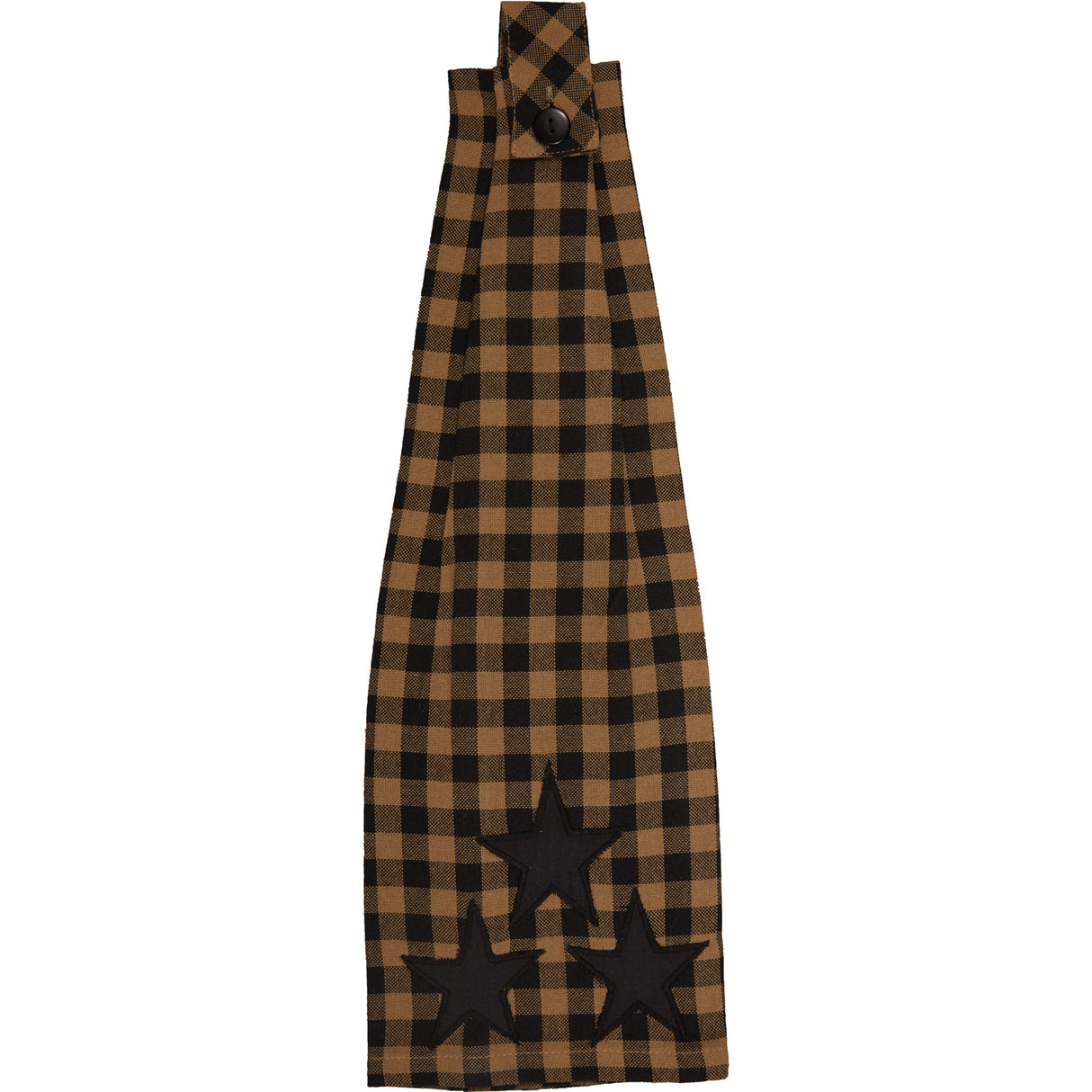 VHC Brands Black Star 6PC Set 2 Oven Mitts 2 Pot Holders and 2 Tea Towels