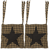 Black Star 15 Inch Chair Pad