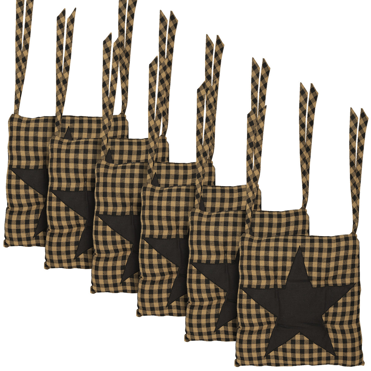 Black Star 15 Inch Chair Pad