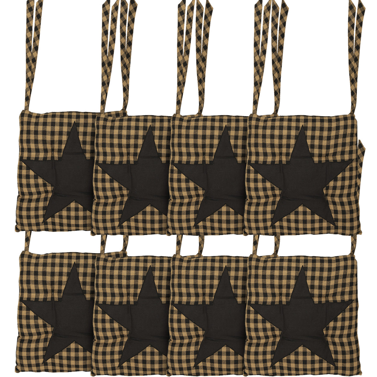 Black Star 15 Inch Chair Pad