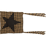 Black Star 15 Inch Chair Pad
