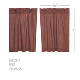 Patriotic Patch Curtain Set