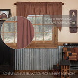 Patriotic Patch Curtain Set