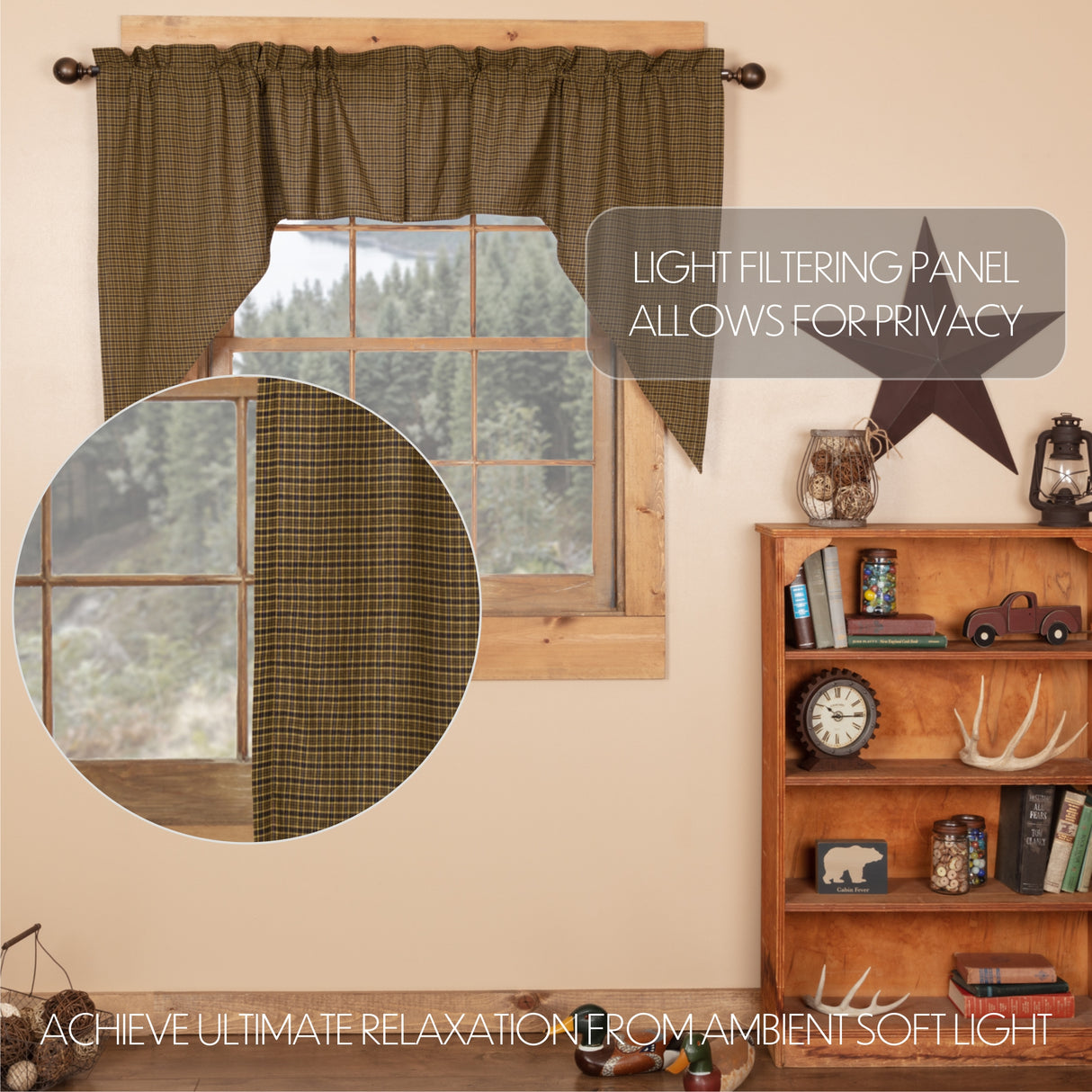 Tea Cabin Curtain Set