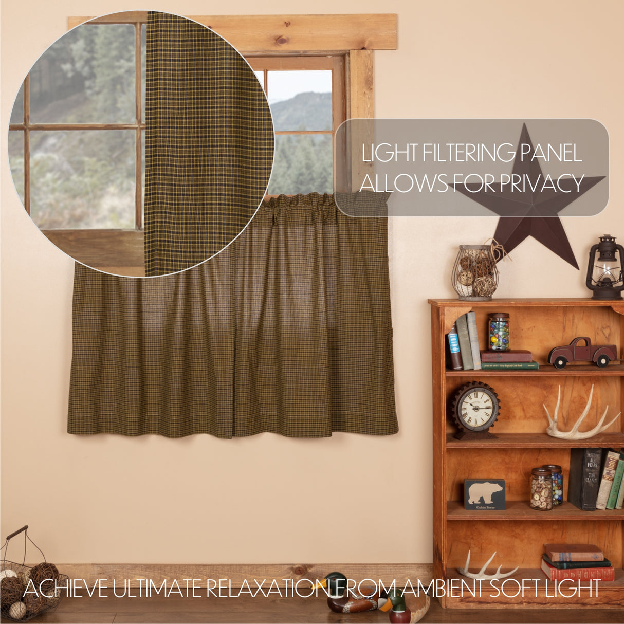 Tea Cabin Curtain Set