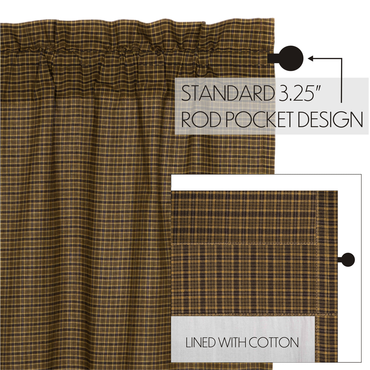 Tea Cabin Curtain Set