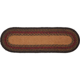Landon Jute Stair Tread Stencil Stars Oval Latex 8.5x27
