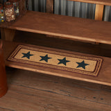 Potomac Jute Stair Tread Stencil Stars Rect Latex 8.5x27, Set of 7