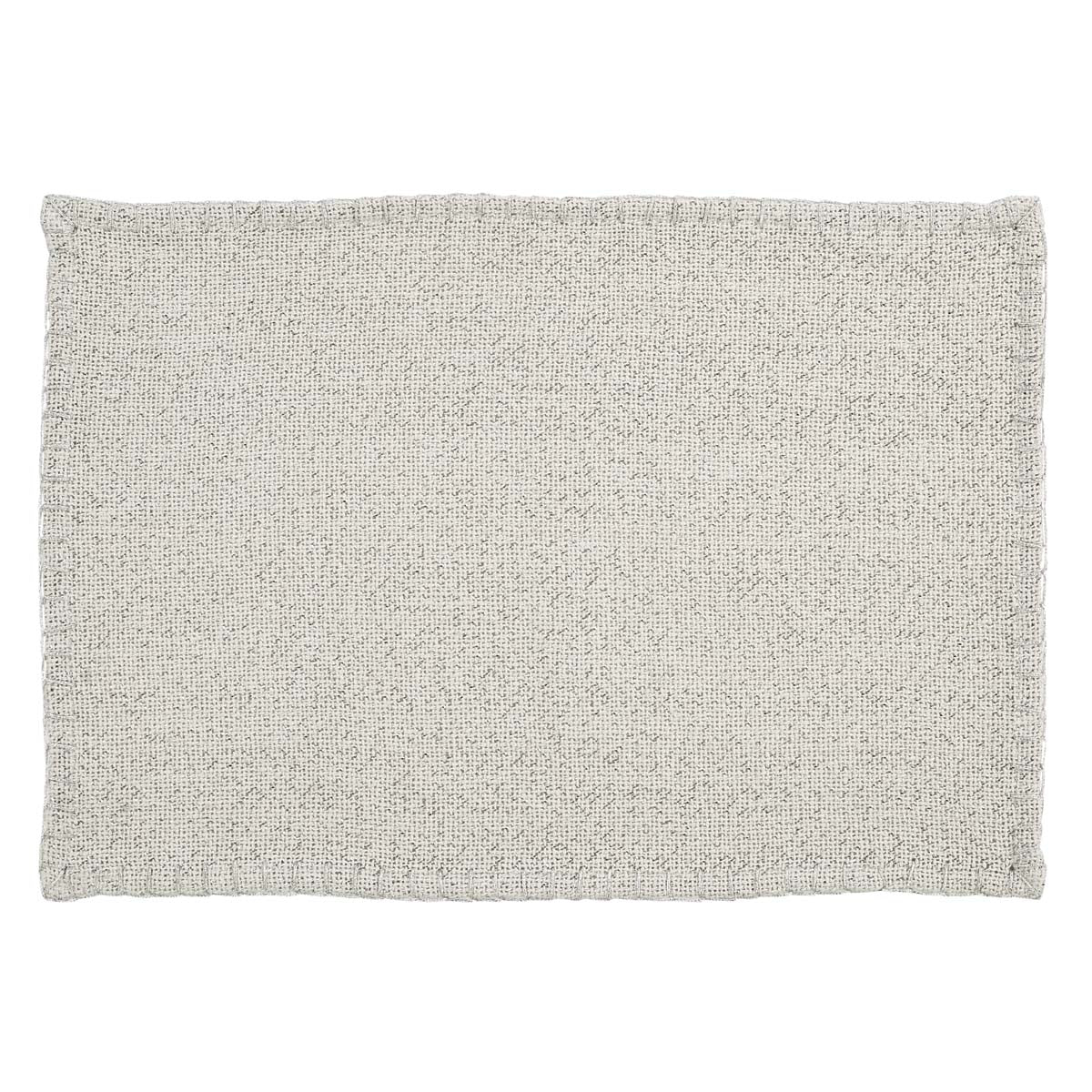 Nowell Creme Creme 13x72 Table Runner & 6 pc 12x18 Placemat Set
