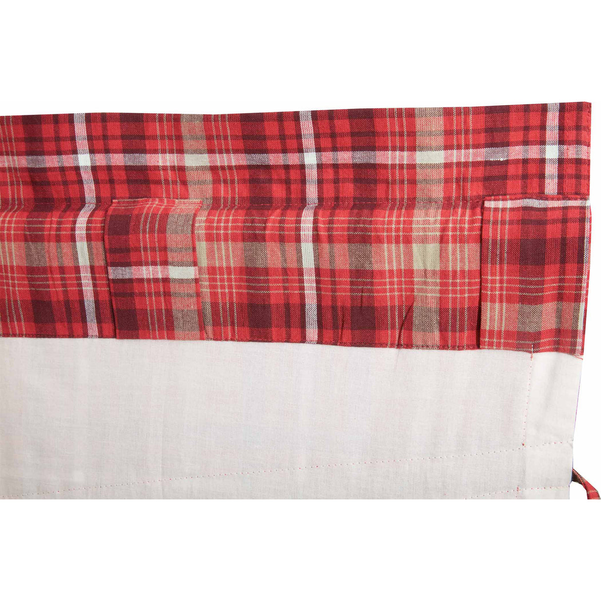 Braxton Scalloped Prairie Short Panel Set of 2 63x36x18