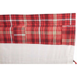 Braxton Scalloped Prairie Short Panel Set of 2 63x36x18