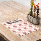 Daphne Mauve 13x72 Table Runner & 6 pc 12x18 Placemat Set