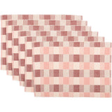 Daphne Mauve 13x72 Table Runner & 6 pc 12x18 Placemat Set