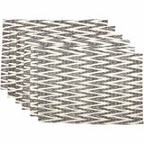 Alexis Parchment 13x72 Table Runner & 6 pc 12x18 Placemat Set