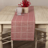 Julie Crimson 13x72 Table Runner & 6 pc 12x18 Placemat Set