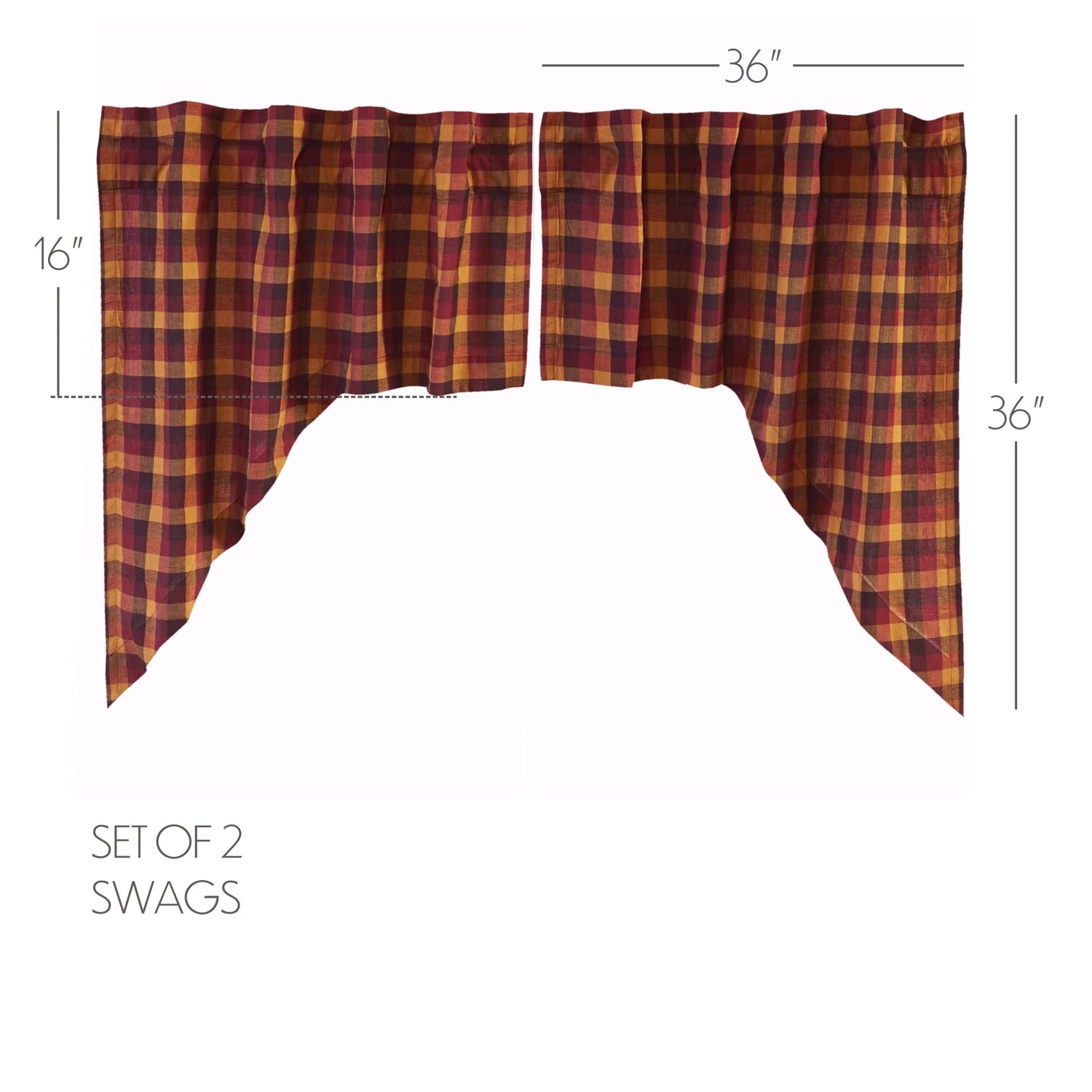Heritage Farms Curtain Set