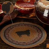 Heritage Farms Sheep Jute Trivet 8, Set of 3