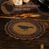 Heritage Farms Crow Jute Trivet 8, Set of 3