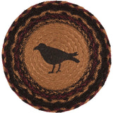 Heritage Farms Crow Jute Trivet 8, Set of 3
