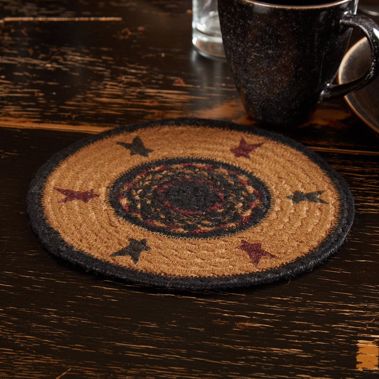 Heritage Farms Star Jute Trivet 8, Set of 3