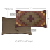 Heritage Farms King Sham 21x37, Set of 2