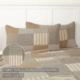 Sawyer Mill Charcoal King Sham 21x37, Set of 2