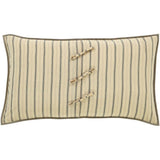 Sawyer Mill Charcoal King Sham 21x37, Set of 2