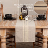 Sawyer Mill Charcoal Charcoal Grey 13x72 Table Runner & 6 pc 12x18 Placemat Set
