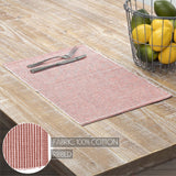 Ashton Rust 13x72 Table Runner & 6 pc 12x18 Placemat Set