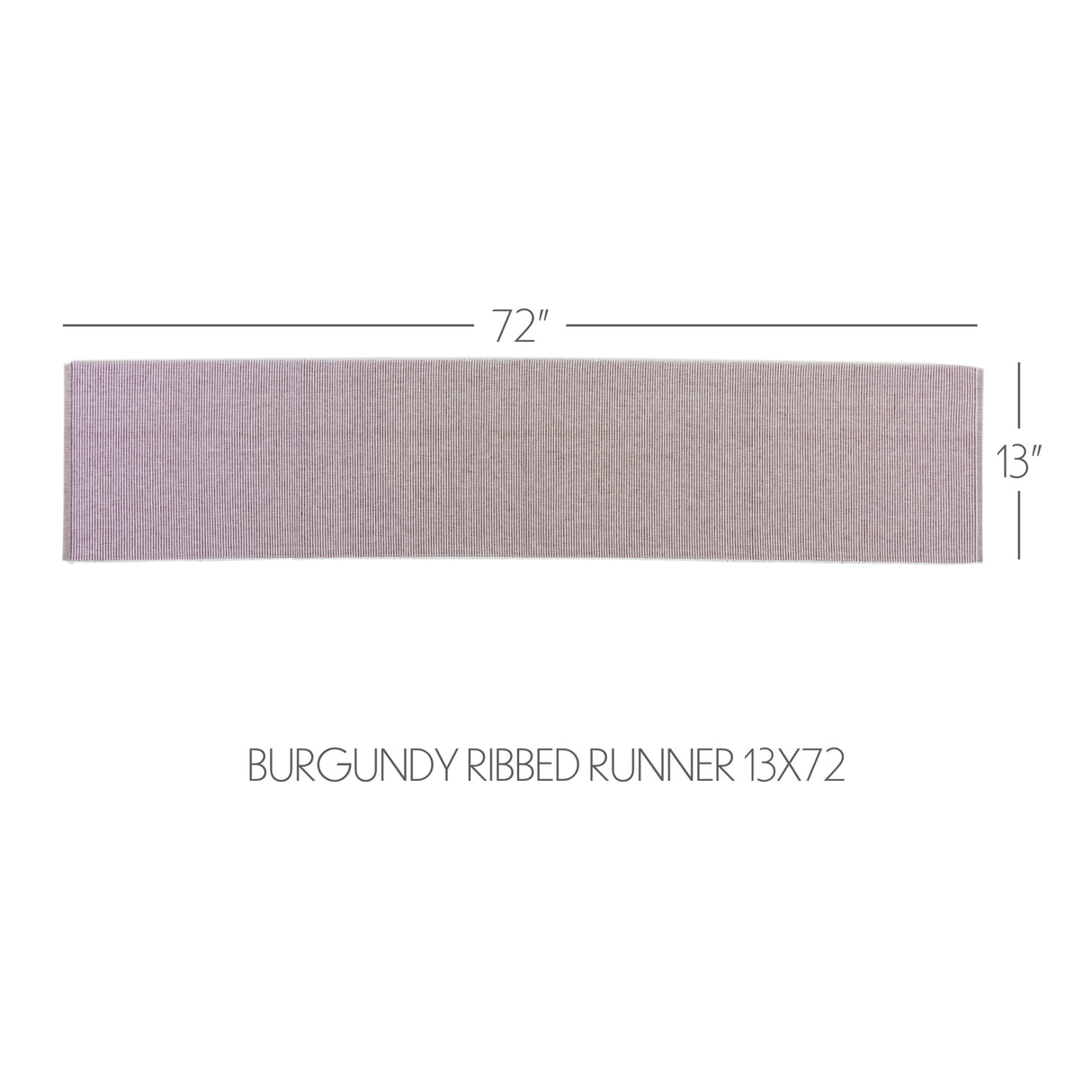 Ashton Burgundy 13x72 Table Runner & 6 pc 12x18 Placemat Set