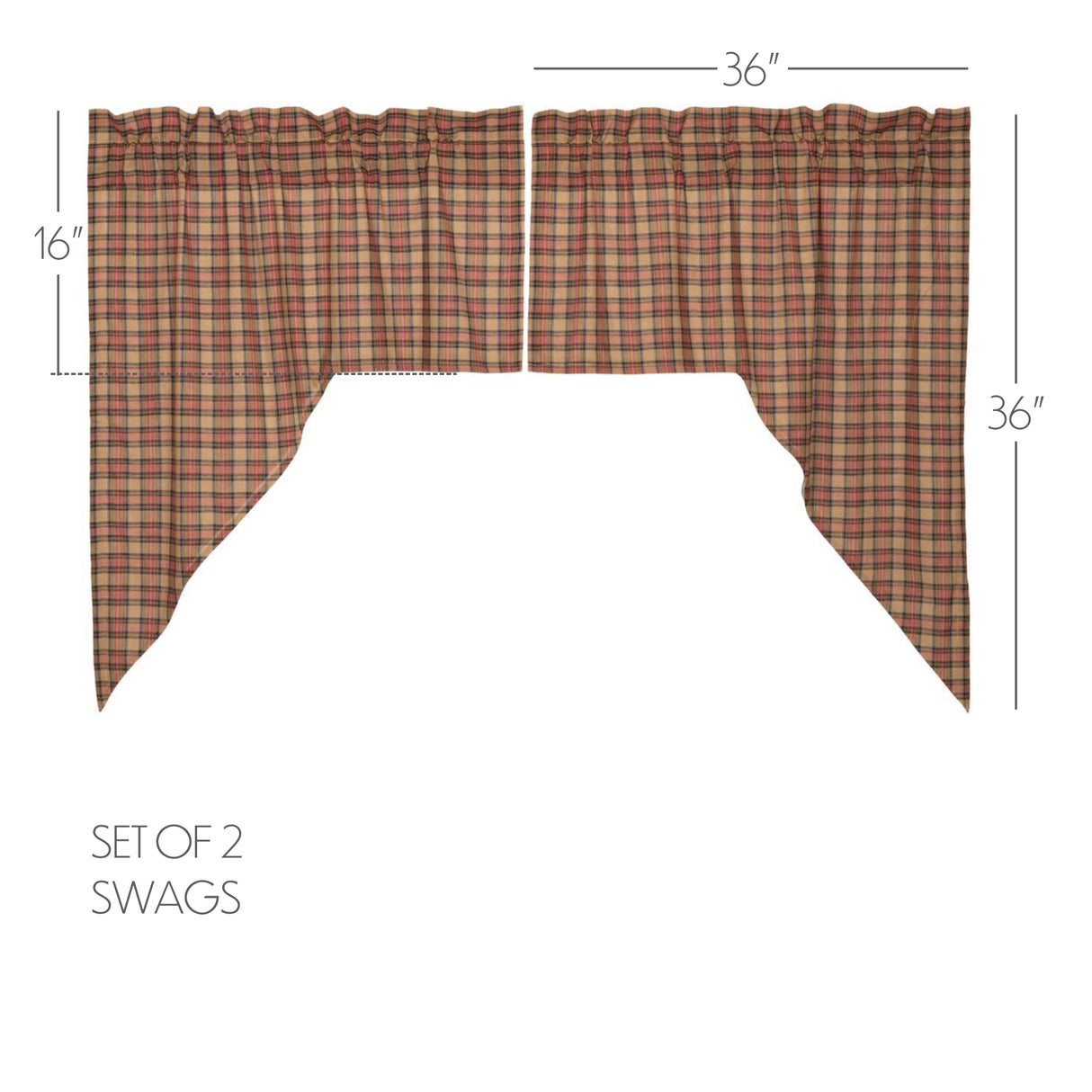 Crosswoods Curtain Set